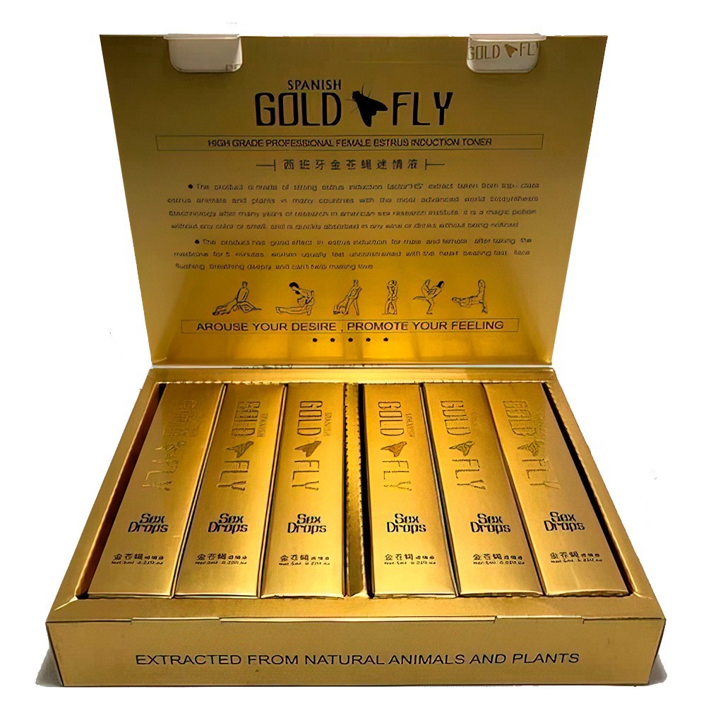 Gold Fly Excitante Femenino Liquido Caja X12 Sobres Alkimia Distri Sex