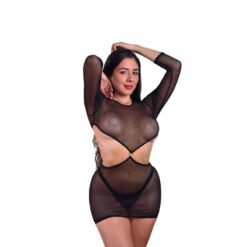 Vestido Velo Negro